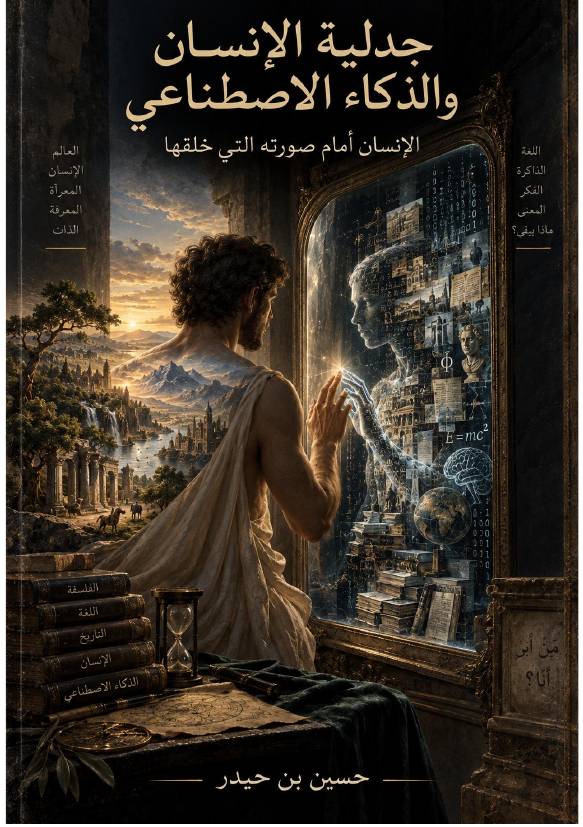 غلاف كتاب جدلية الإنسان والذكاء الاصطناعي للمؤلف #فلسفة