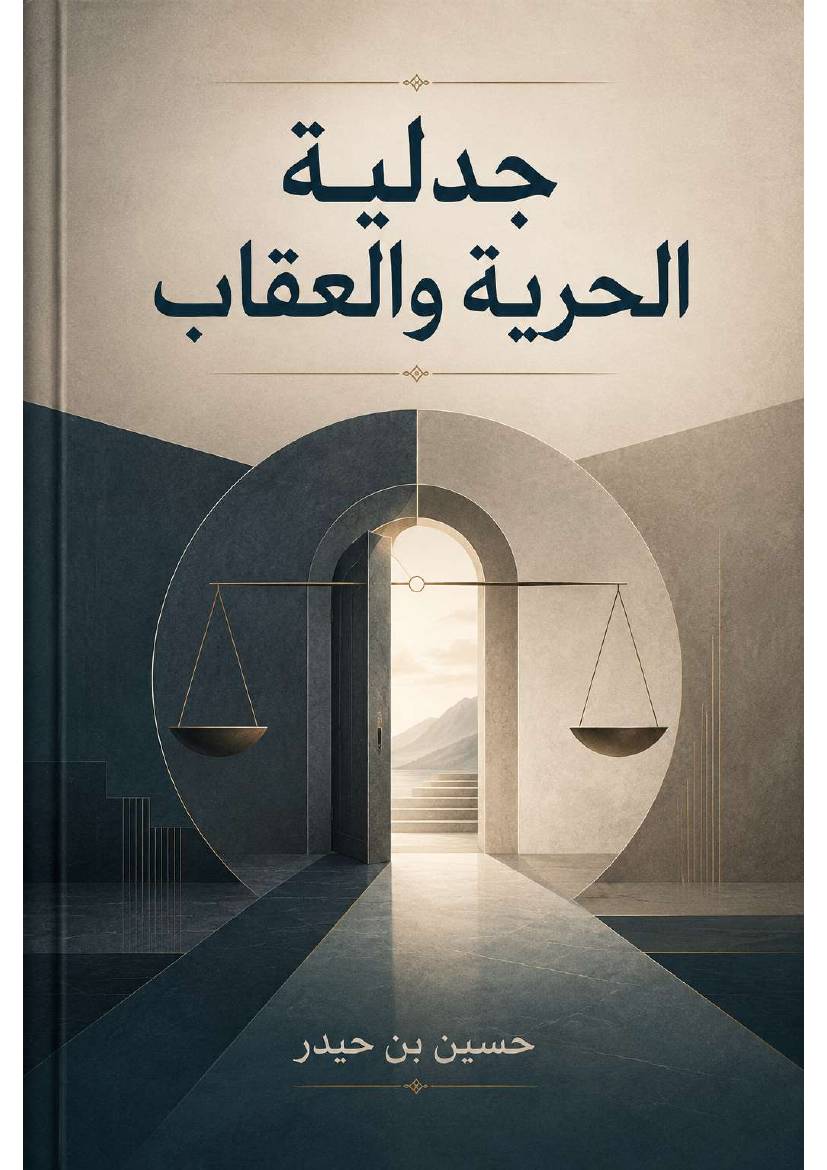 غلاف كتاب ‎⁨جدلية الحرية والعقاب⁩ للمؤلف فلسفة القانون
