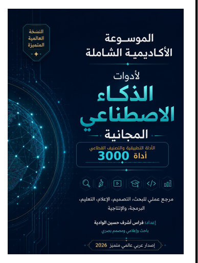 غلاف كتاب الذكاء الاصطناعي للمؤلف فراس الوادية