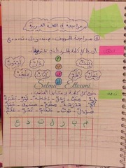 غلاف كتاب مراجعة في مادة اللغة العربية للسنة الثانية ابتدائي